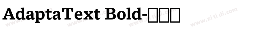 AdaptaText Bold字体转换 AdaptaText Bold字体转换